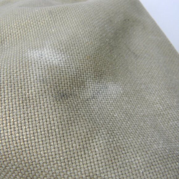 Michael Kors Gold Shimmer Metallic TotE  Leather Trim ROPE HANDLES NAUTICAL - Picture 8 of 12